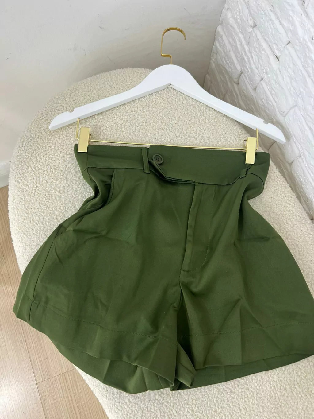 KIT com 3 Shorts alfaiataria
