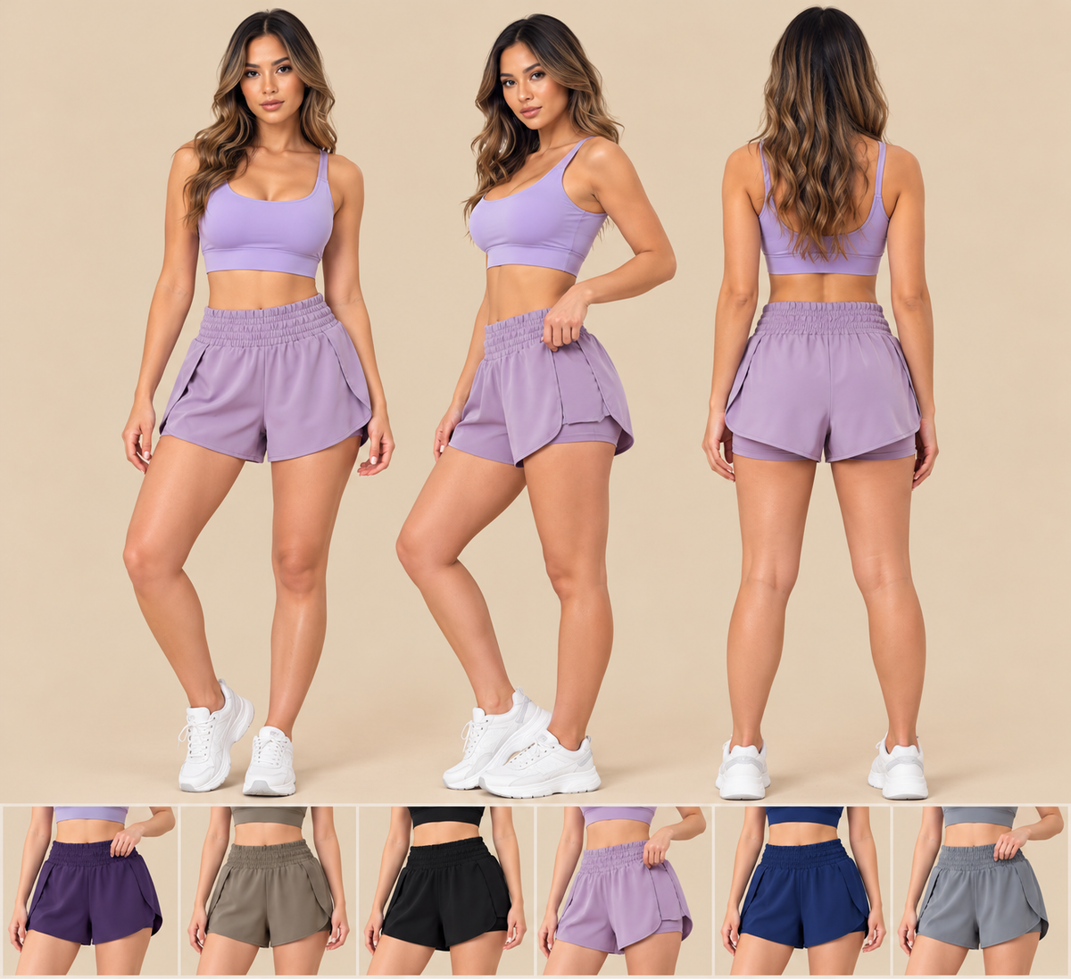 Conjunto Fitness para academia com Short Saia Premium