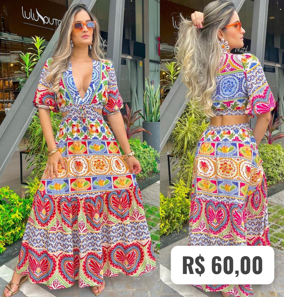 Vestido estampado