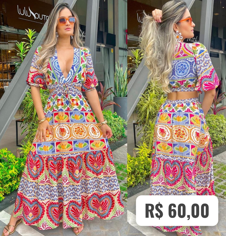 Vestido estampado