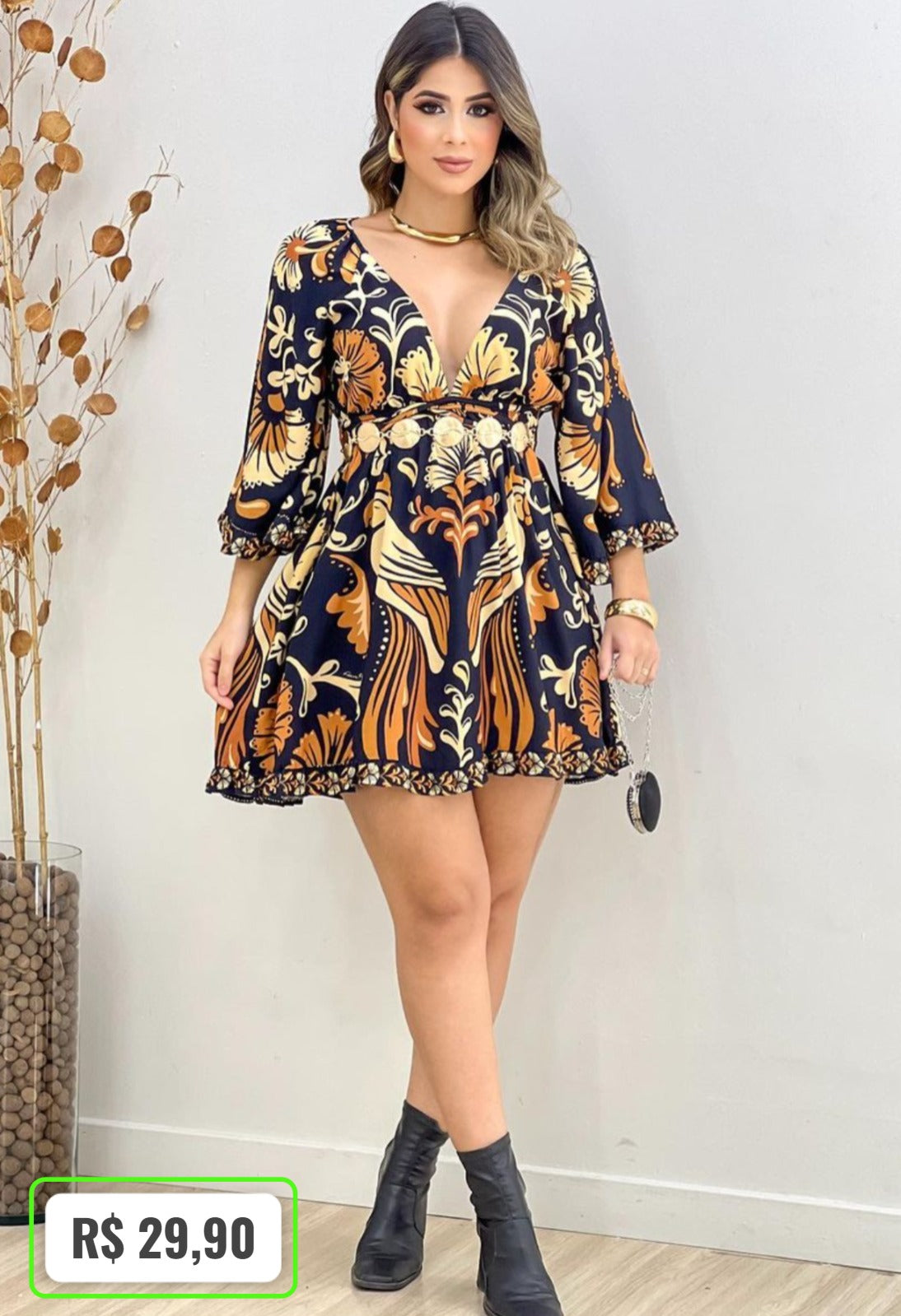 Vestido estampado